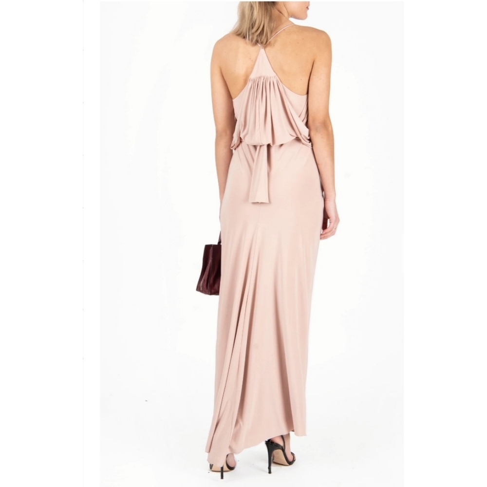 T-Bags Los Angeles Tie Front Maxi Dress - Picture 13 of 15